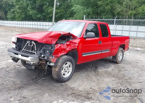 2005 Chevrolet Silverado 1500 Z71 из США, поврежденный, VIN 1GCEK19B25E216128